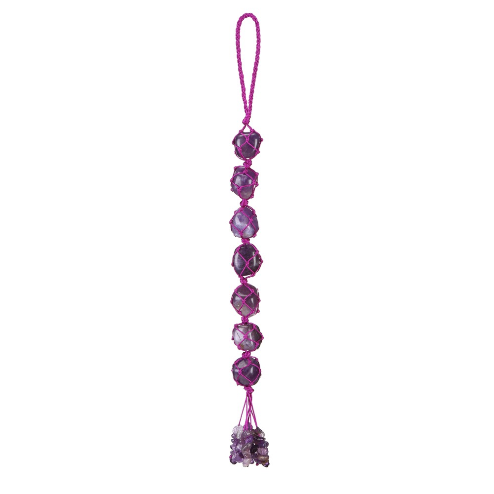 7 Chakra Healing Crystal Pendant | Natural Gemstone Hand-Woven Pendant for Meditation & Energy Balance
