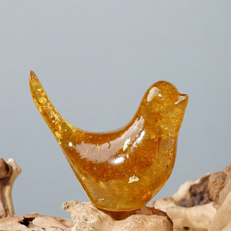 Crystal Bird Ornaments | Natural Gemstone Bird Figurines for Home Decor and Healing Energy