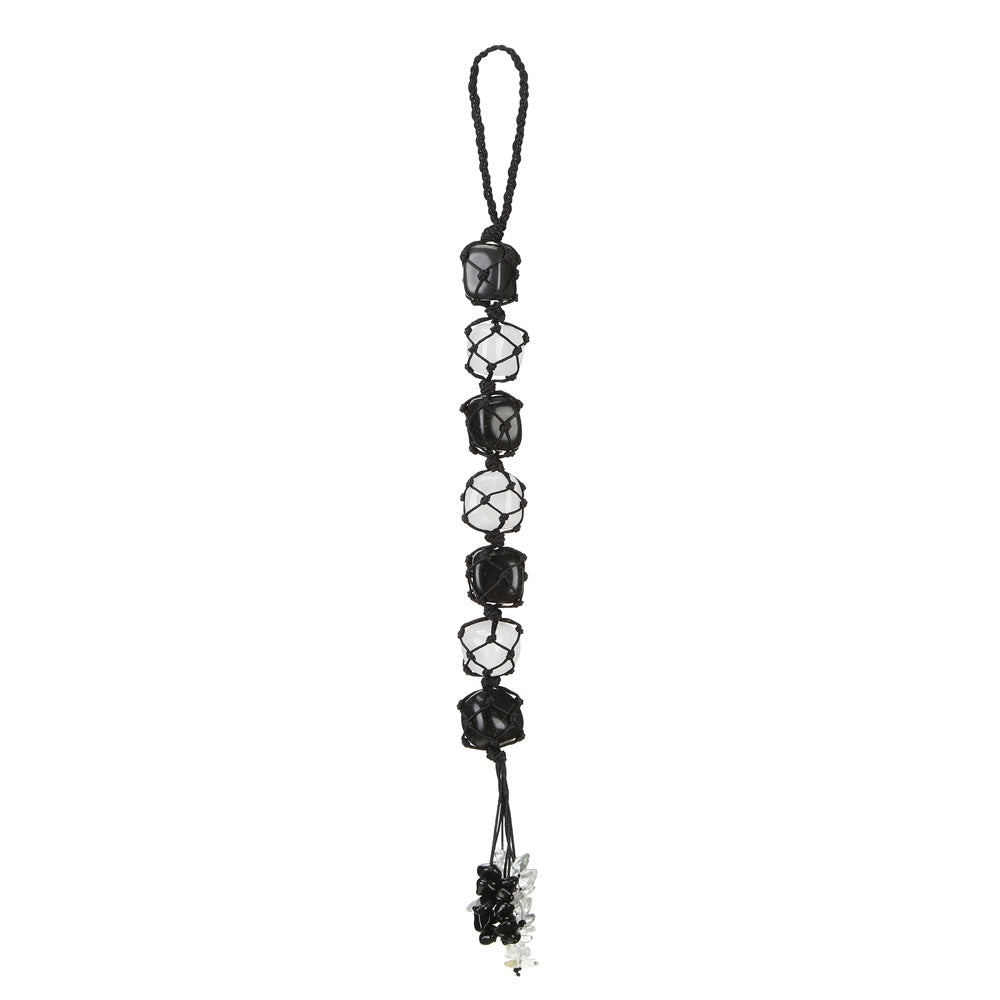 7 Chakra Healing Crystal Pendant | Natural Gemstone Hand-Woven Pendant for Meditation & Energy Balance
