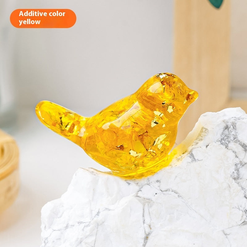 Crystal Bird Ornaments | Natural Gemstone Bird Figurines for Home Decor and Healing Energy
