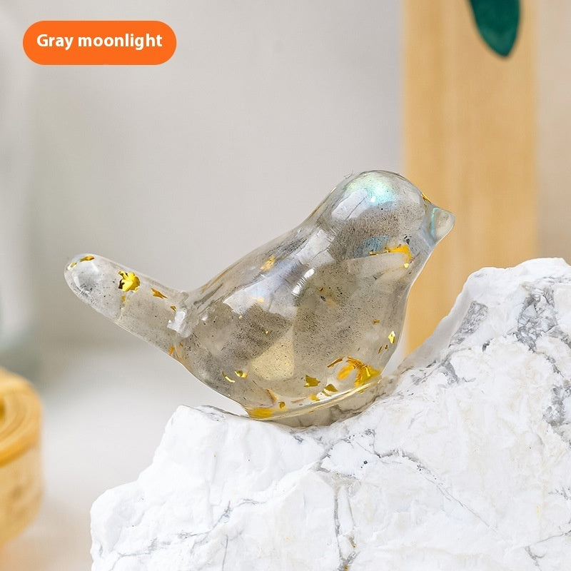 Crystal Bird Ornaments | Natural Gemstone Bird Figurines for Home Decor and Healing Energy