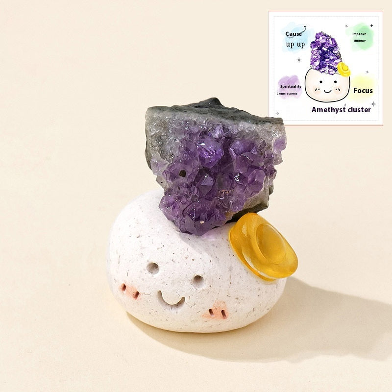 Natural Crystal Small Douding Decoration DIY